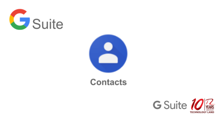Gsuite contact google workspace