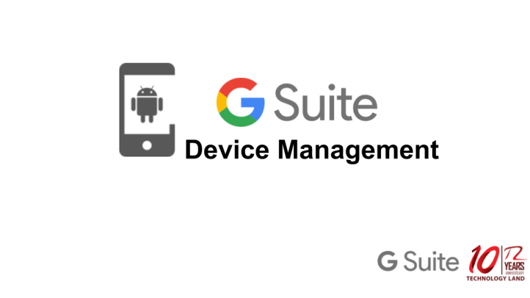 Device Management | Google Workspace