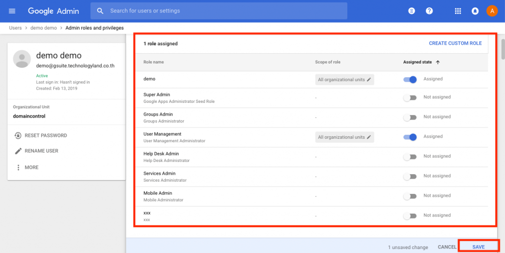 [Google Workspace Admin]วิธีการกำหนดสิทธิของ Admin – Google Workspace