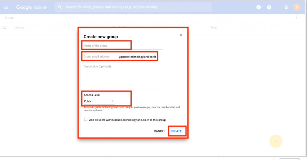 [Google Workspace Admin]วิธีการ create group Google Workspace
