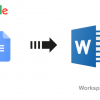 การ Export ไฟล์ Google Docs ไปเปิดในโปรแกรม Word